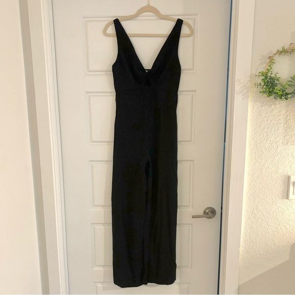 NWT Front Twist Jumpsuit (black) - Picture 4 of 9